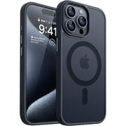 Entronix Phone Case Compatible with Magsafe for Apple iPhone 14 Pro Max Magnetic Case, Heavy Duty Slim Dual Layer Shockproof Magnetic Case for Apple iPhone 14 Pro Max, Black